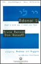 Adonai Li SAB choral sheet music cover